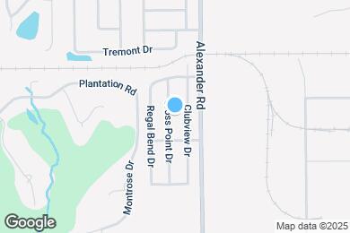 Map image of the property - 8408 Cross Point Dr