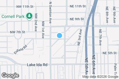 Map image of the property - 100 NE 6th St