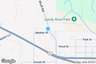 Map image of the property - 16981 SE Bluff Rd