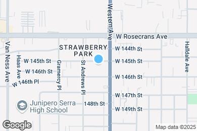 Map image of the property - 1830 W 145th St