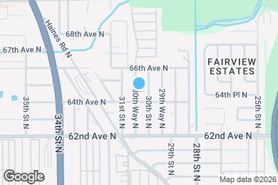 Map image of the property - 6437 30th Way N