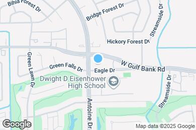 Map image of the property - 8034 Antoine Dr
