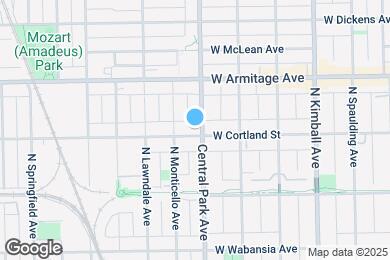 Map image of the property - 3606 W Cortland St