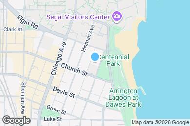 Map image of the property - 1722 Judson Ave