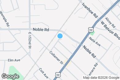 Map image of the property - 1721 Rosedale Ave