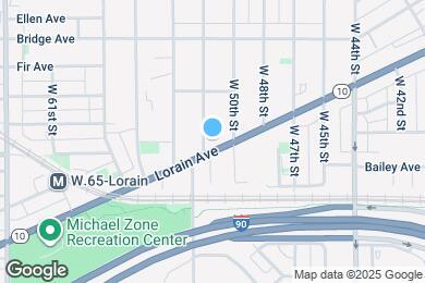 Map image of the property - 5100 Lorain Ave