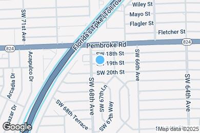 Map image of the property - 6726 SW 19th St