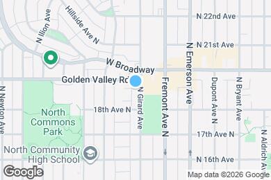 Map image of the property - 1829 N Girard Ave