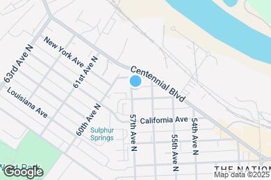 Map image of the property - 1606 57th Ave N