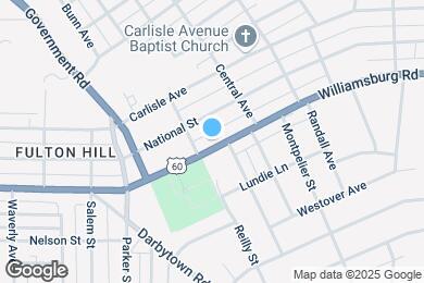 Map image of the property - 1808 Williamsburg Rd