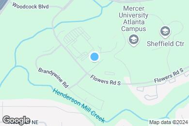 Map image of the property - Mercer Atlanta - Student Living