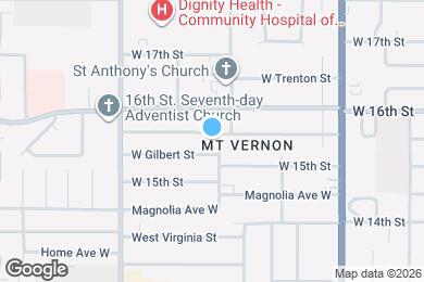 Map image of the property - 1515 W Evans St