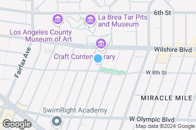 Map image of the property - 747 S Curson Ave