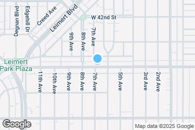 Map image of the property - 2823 W Vernon Ave