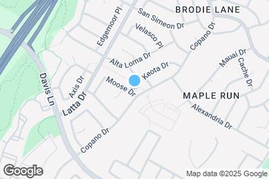 Map image of the property - 4504 Moose Dr