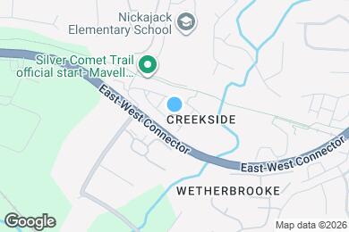 Map image of the property - 319 Creekbank Way SE