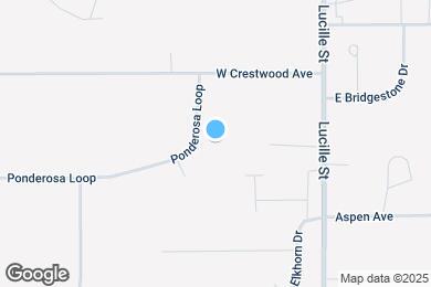 Map image of the property - 250 Ponderosa Loop