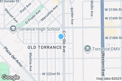 Map image of the property - 1751 Cabrillo Ave