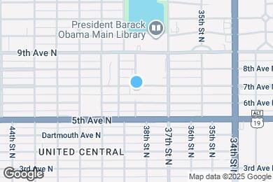 Map image of the property - 3860 7th Ave N