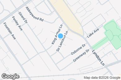 Map image of the property - 1018 Sir Lancelot Ln