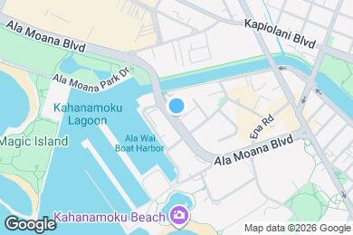 Map image of the property - 1676 Ala Moana Blvd