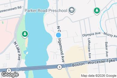 Map image of the property - 41 N Quinsigamond Ave