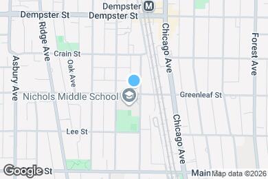 Map image of the property - 807 Greenleaf St