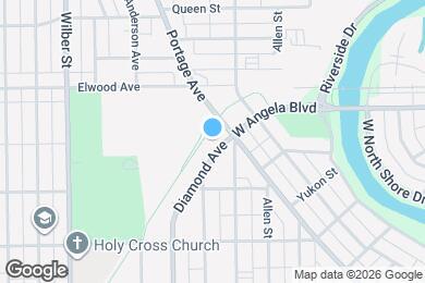 Map image of the property - 1253 Diamond Ave