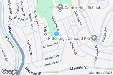 Map image of the property - 413 Sinton Ave