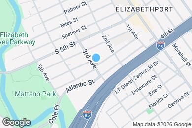 Map image of the property - 425 3rd Ave