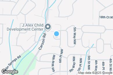 Map image of the property - 1710 6th Pl Cir NW