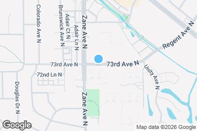 Map image of the property - 5805 73rd Ave N